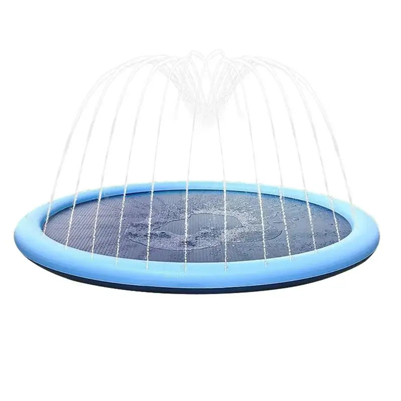 Summer Pet Swimming Pool Inflatable Water Sprinkler Pad Play Cooling Mat Outdoor Interactive Fountain Toy for Dogs