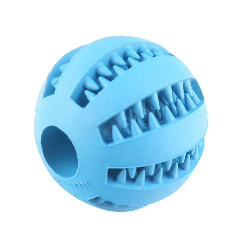 Dog Tooth Cleaning Rubber Food Ball