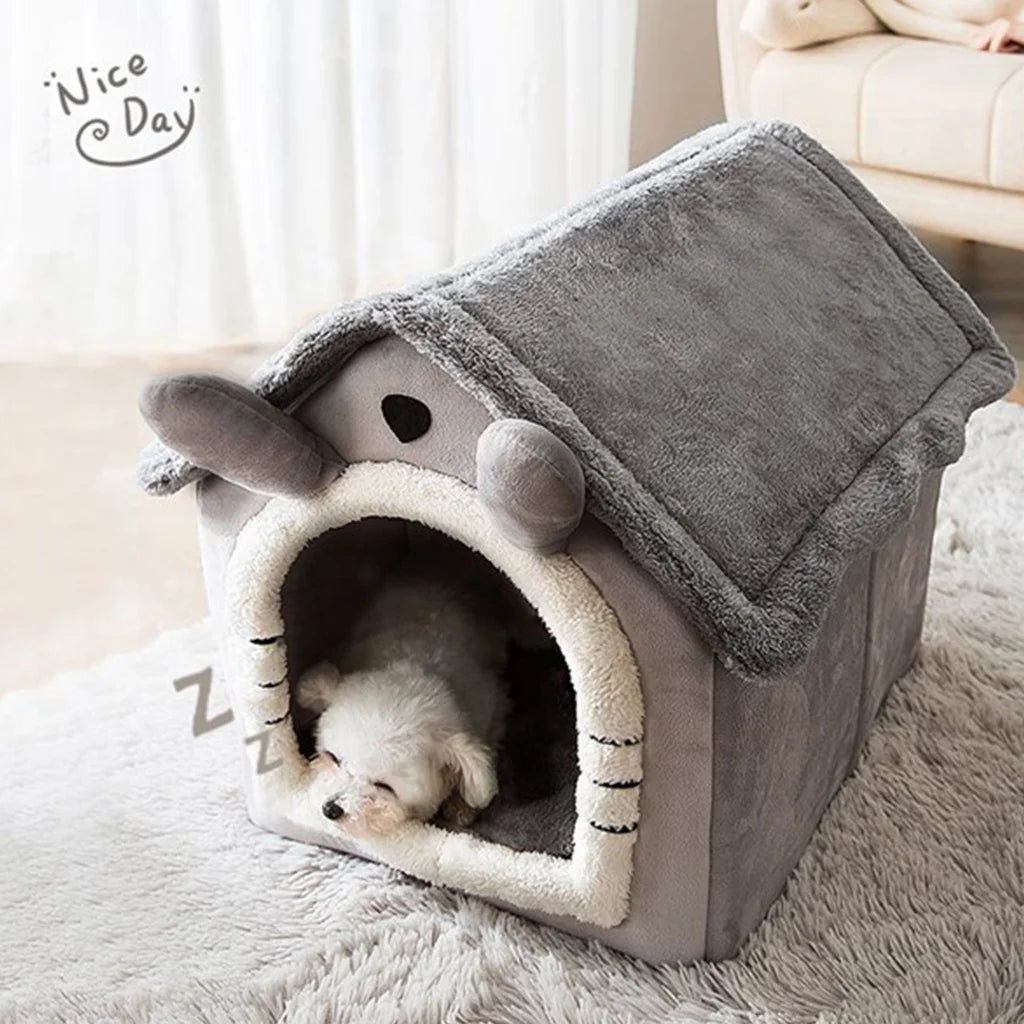 Cat /Dog Foldable Pet Sleeping Bed removable washable